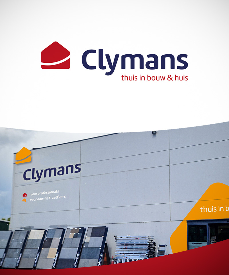 Clymans - Logo, huisstijl + signage