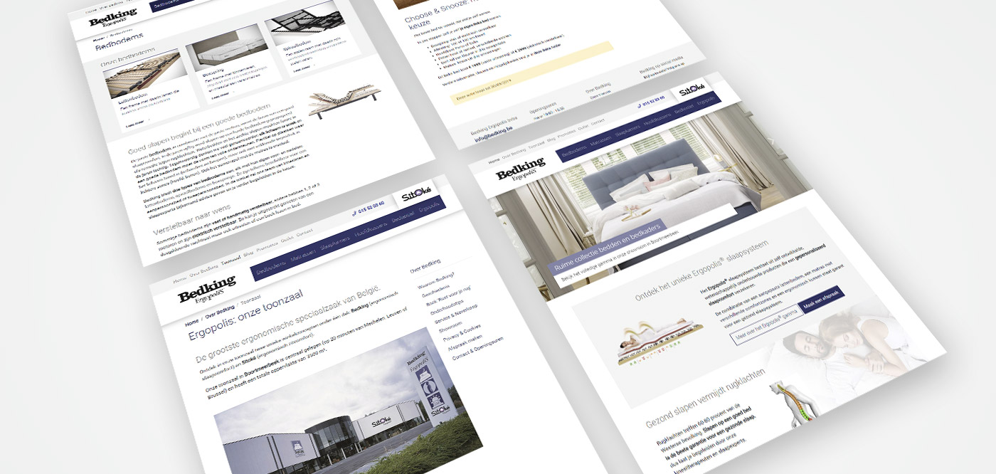 Responsive website Bedking Ergopolis - Foto 1 Responsive website Bedking Ergopolis - Foto 1