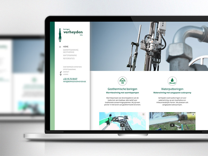 Boringen Verheyden - Responsive website