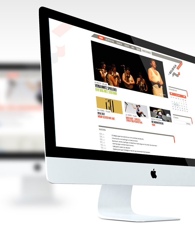 CC Belgica - Responsive website