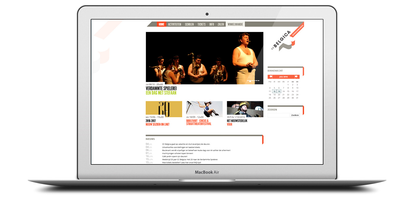 Responsive website CC Belgica - Foto 1