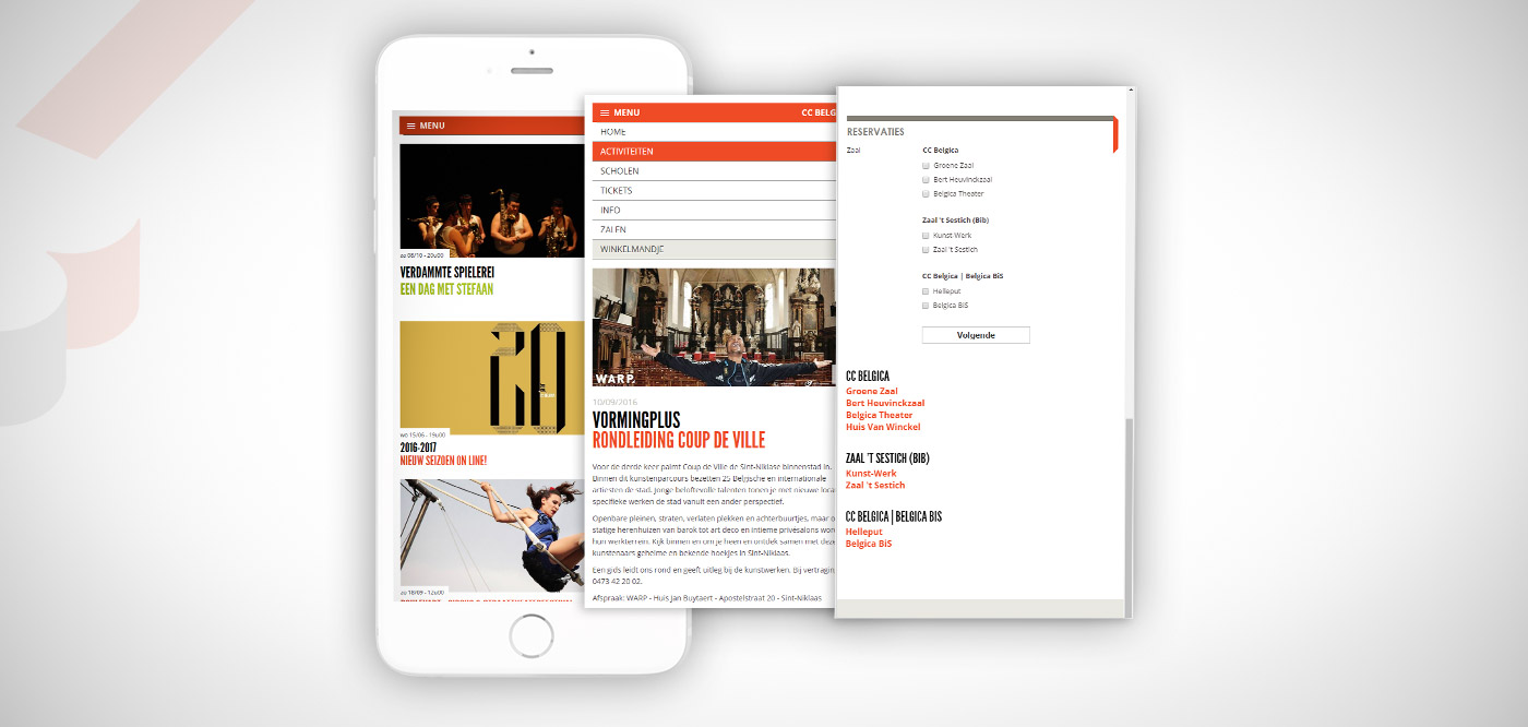 Responsive website CC Belgica - Foto 1