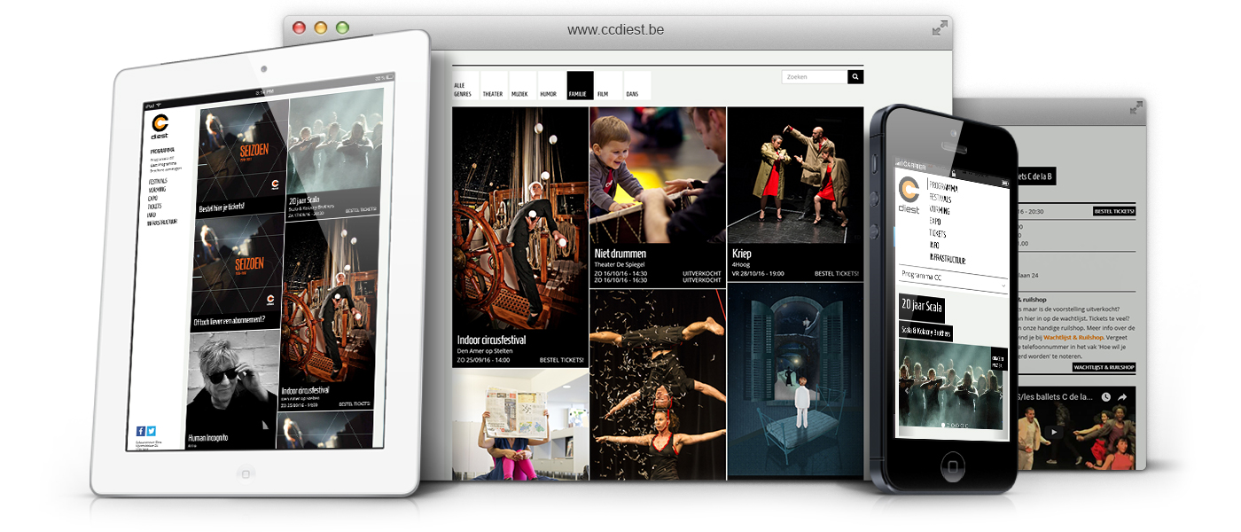 Responsive website CC Diest - Foto 1
