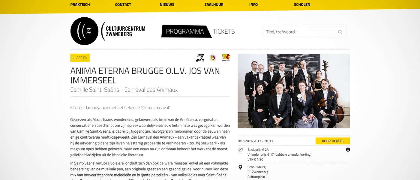 Responsive website CC Zwaneberg - Foto 1