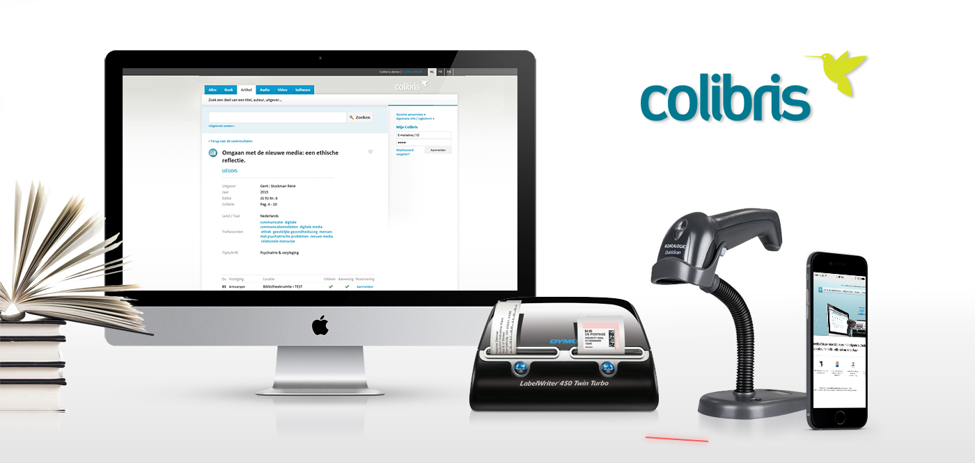Webapplicatie Colibris bibliotheeksoftware - Foto 1 Webapplicatie Colibris bibliotheeksoftware - Foto 1
