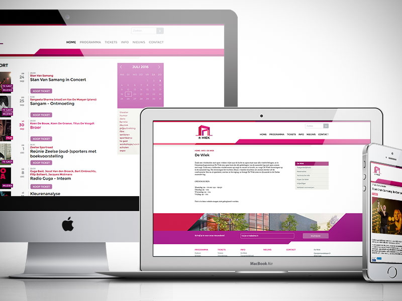 GC De Wiek - Responsive website