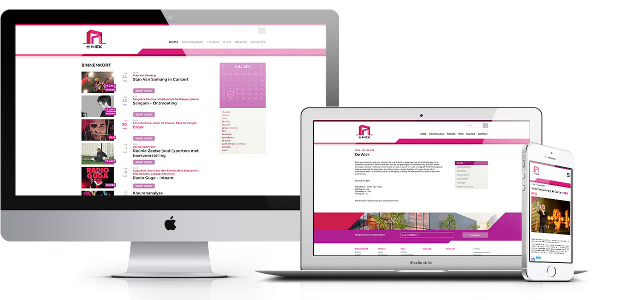 Responsive website GC De Wiek - Foto 1