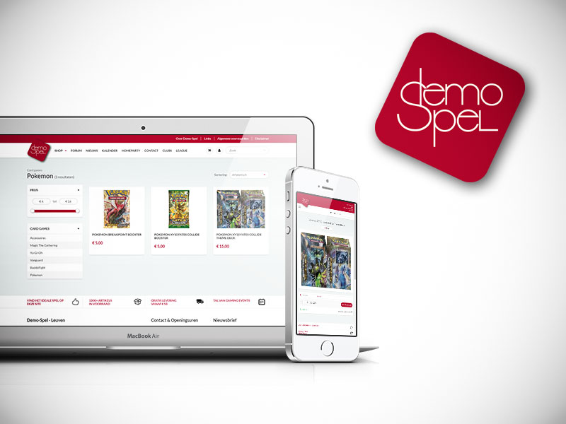 Demo-Spel - Responsive webshop