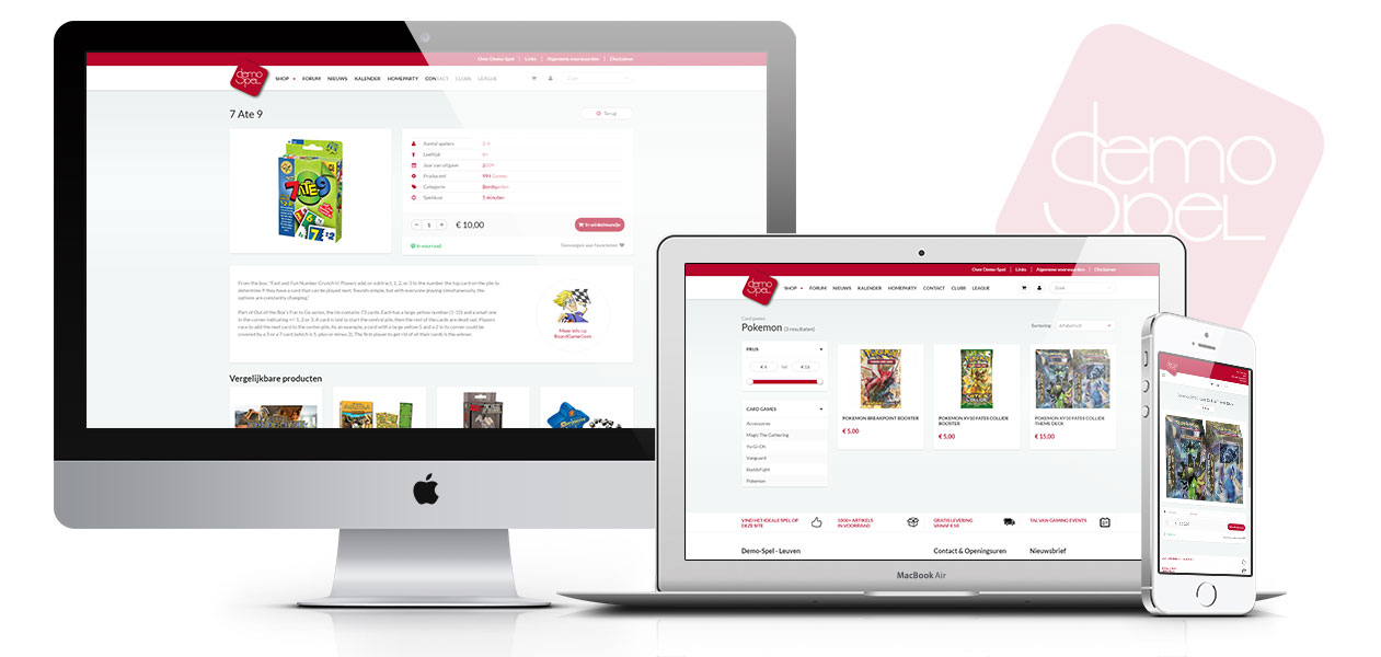 Webshop bouwen - Demo-Spel Leuven