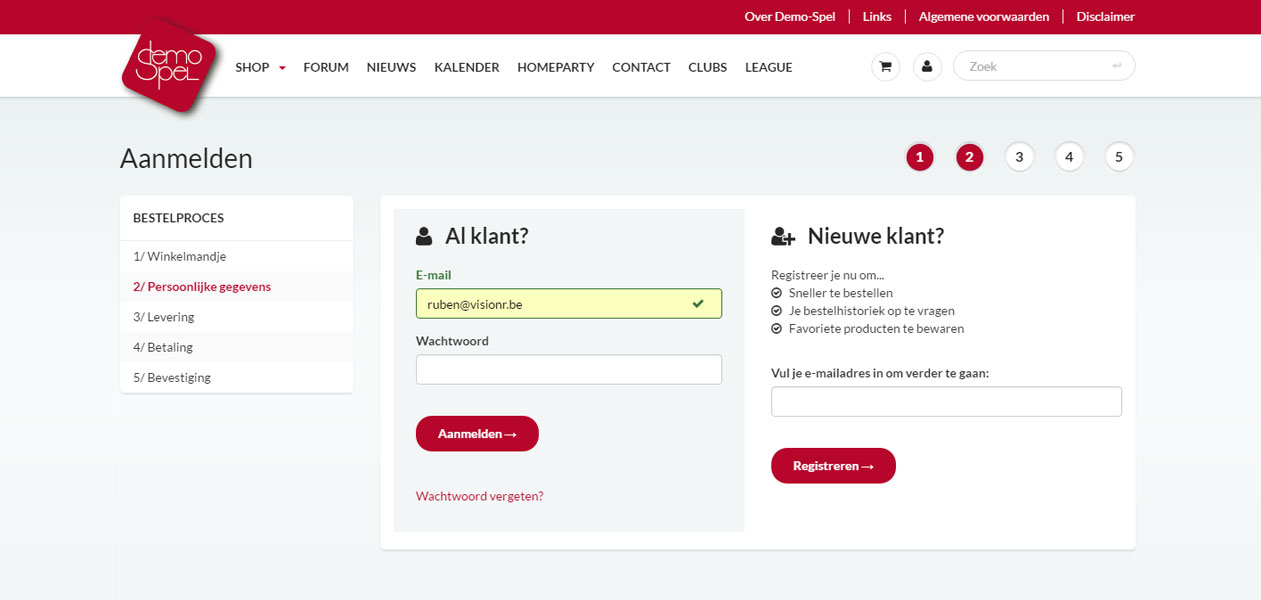 Responsive webshop Demo-Spel - Foto 1 Responsive webshop Demo-Spel - Foto 1