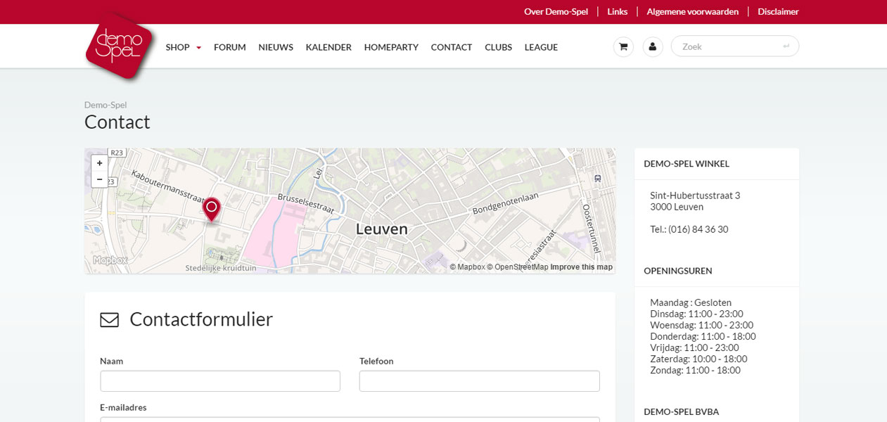 Responsive webshop Demo-Spel - Foto 1 Responsive webshop Demo-Spel - Foto 1