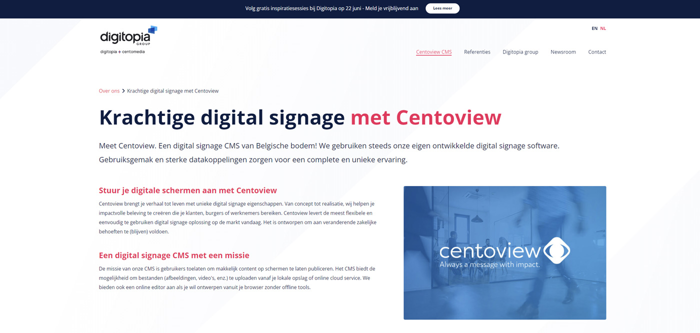 Zoekmachineoptimalisatie Digitopia Digital Signage - Foto 1 Zoekmachineoptimalisatie Digitopia Digital Signage - Foto 1