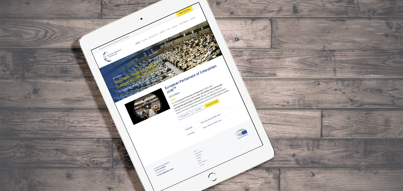Responsive website Parliament of Enterprises 2018 - Foto 1 Responsive website Parliament of Enterprises 2018 - Foto 1