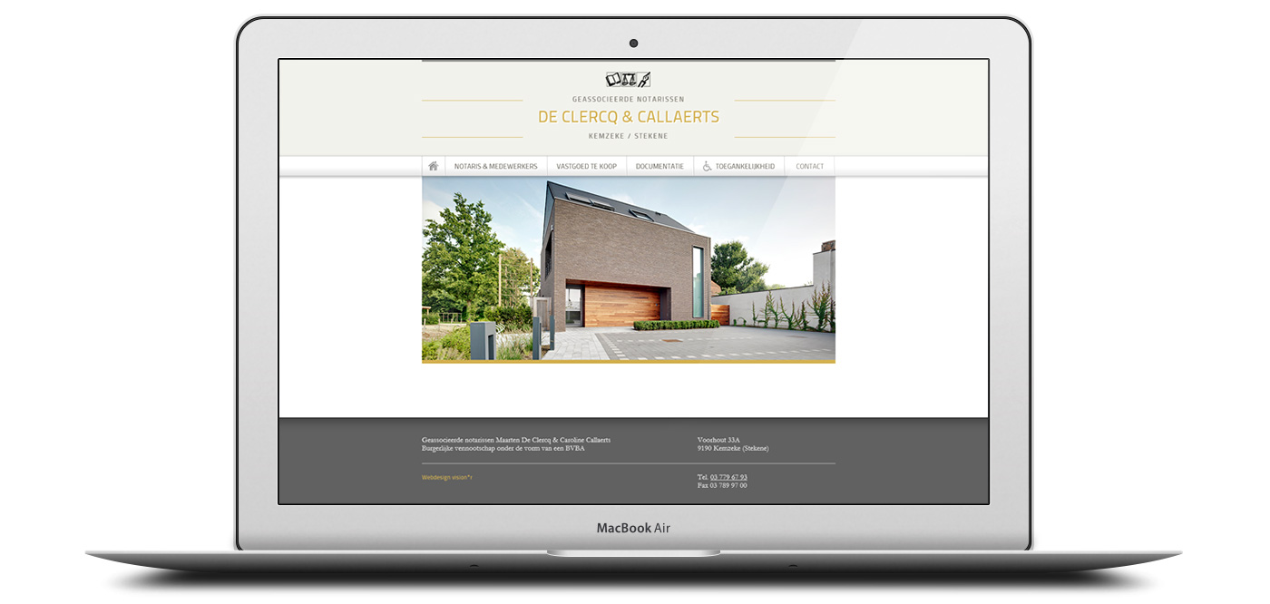 Website Notarissen Declercq & Callaerts - Foto 1