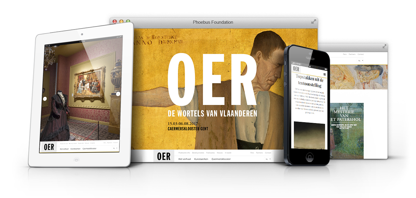 Responsive website OER: de wortels van Vlaanderen - Foto 1