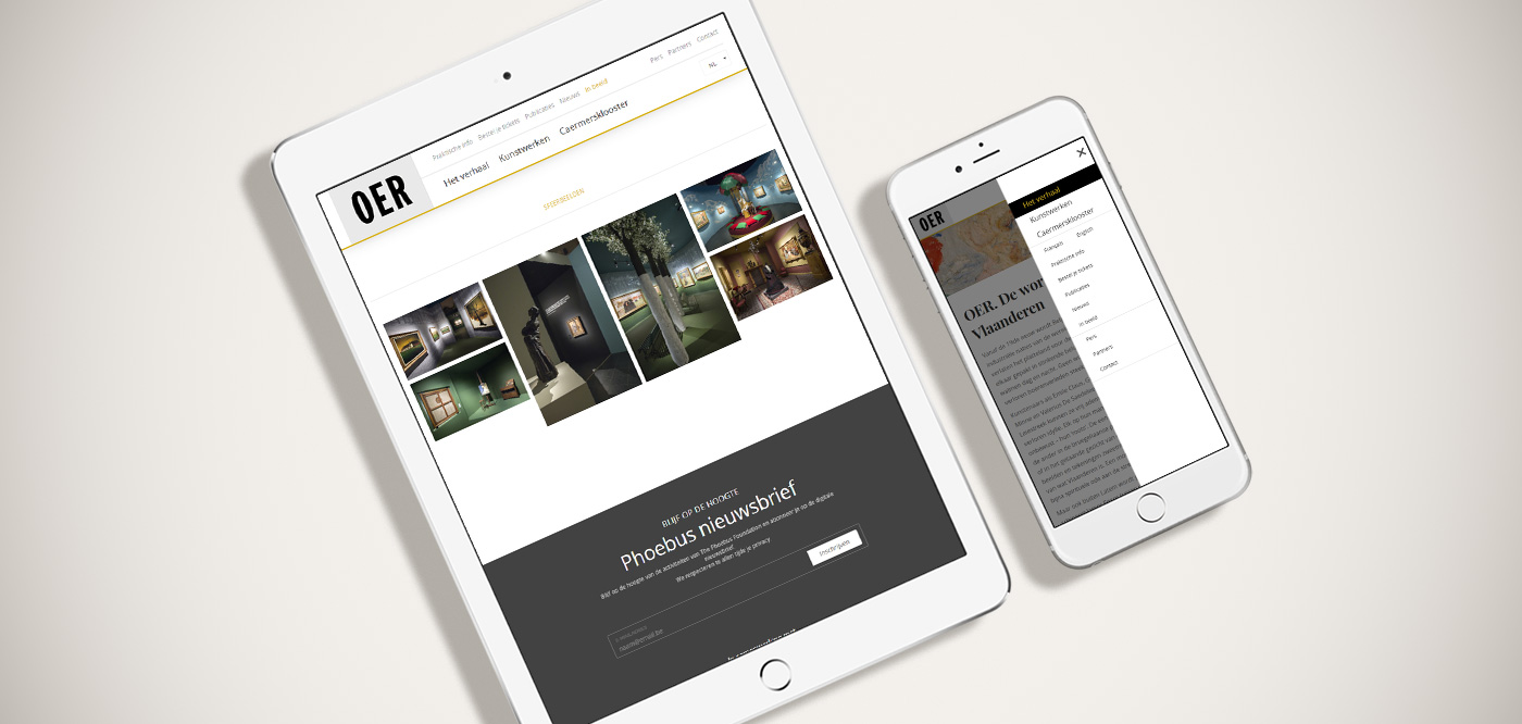 Responsive website OER: de wortels van Vlaanderen - Foto 1