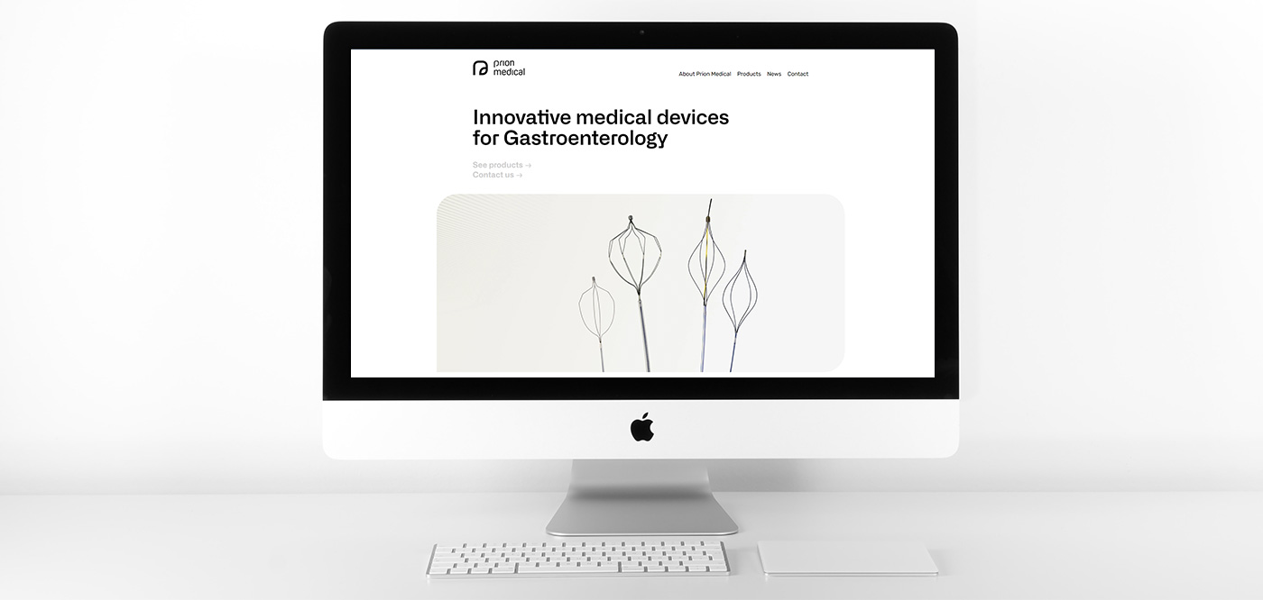 Logo + website Prion Medical - Foto 1 Logo + website Prion Medical - Foto 1