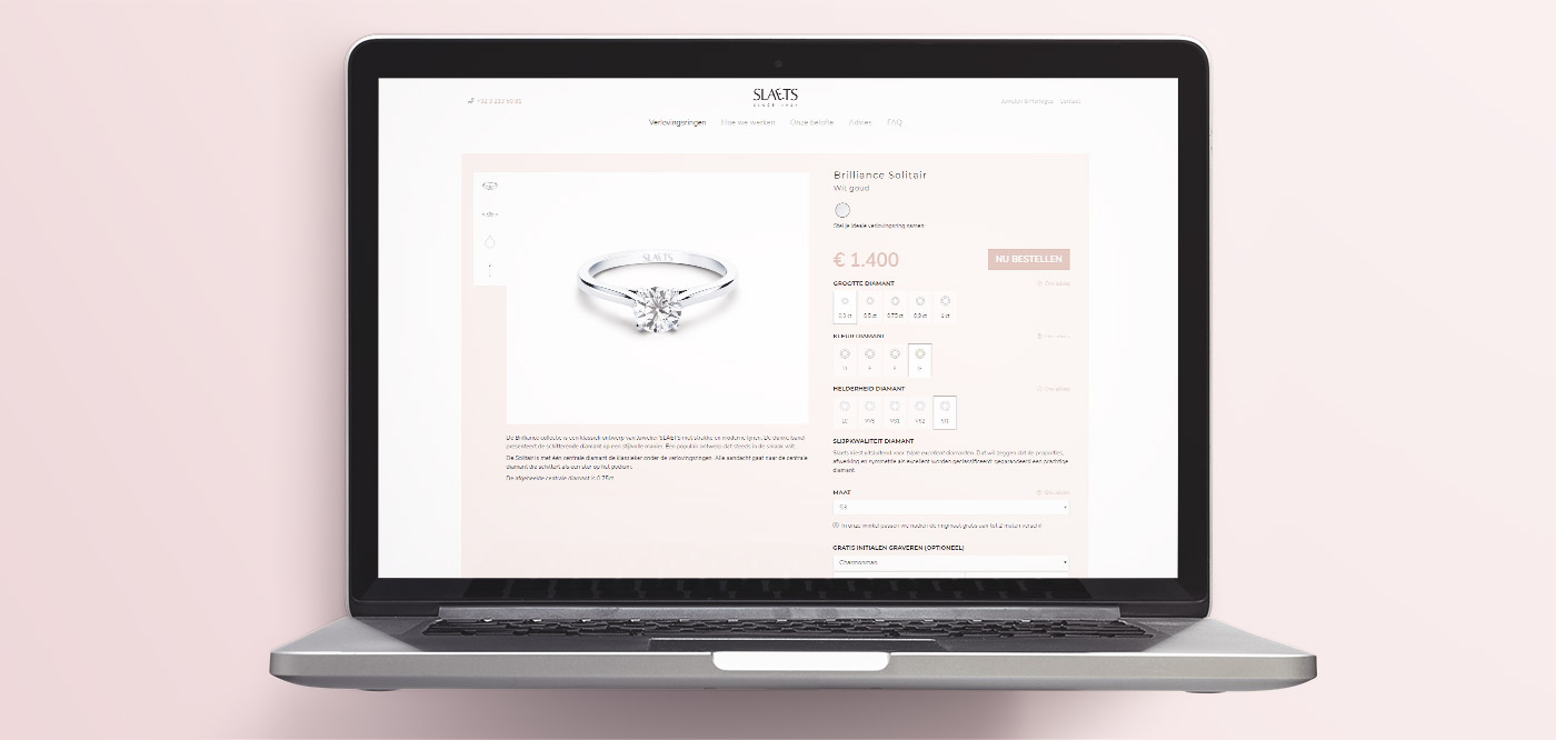 Webdesign Slaets verlovingsringen - Foto 1