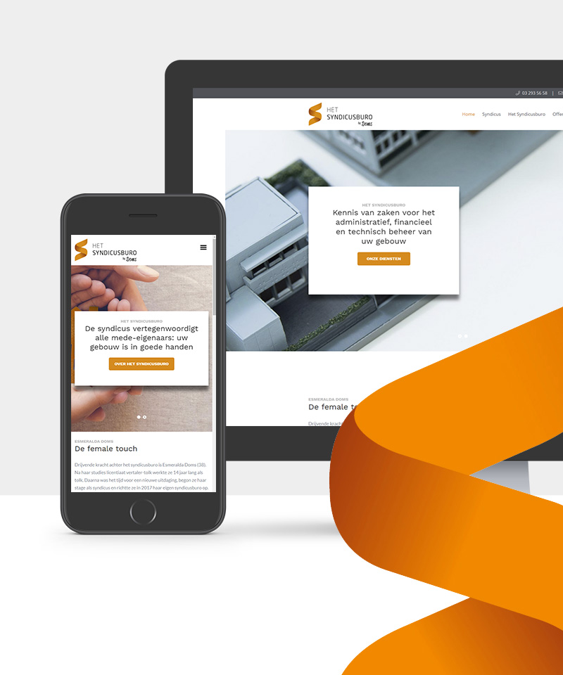 Het Syndicusburo - Huisstijl & responsive website