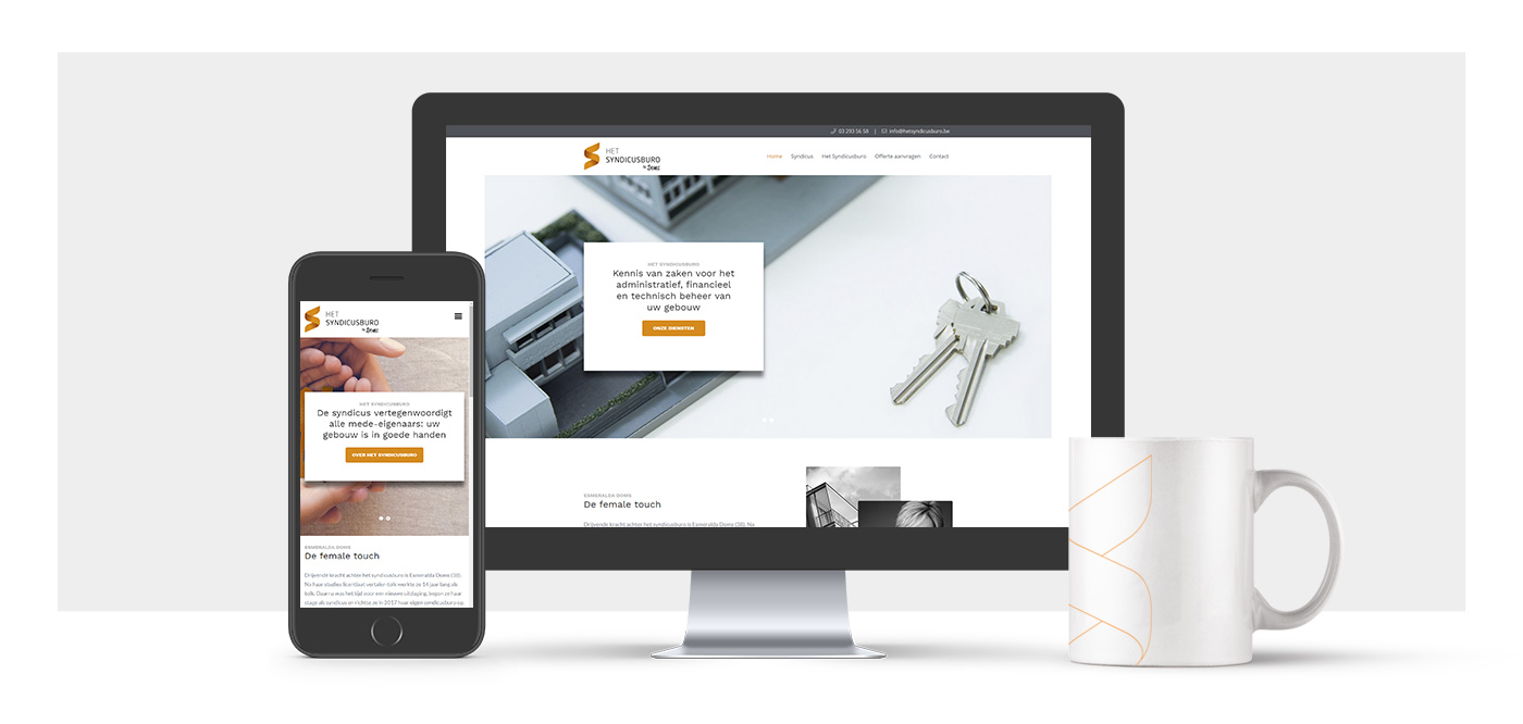 Huisstijl & responsive website Het Syndicusburo - Foto 1